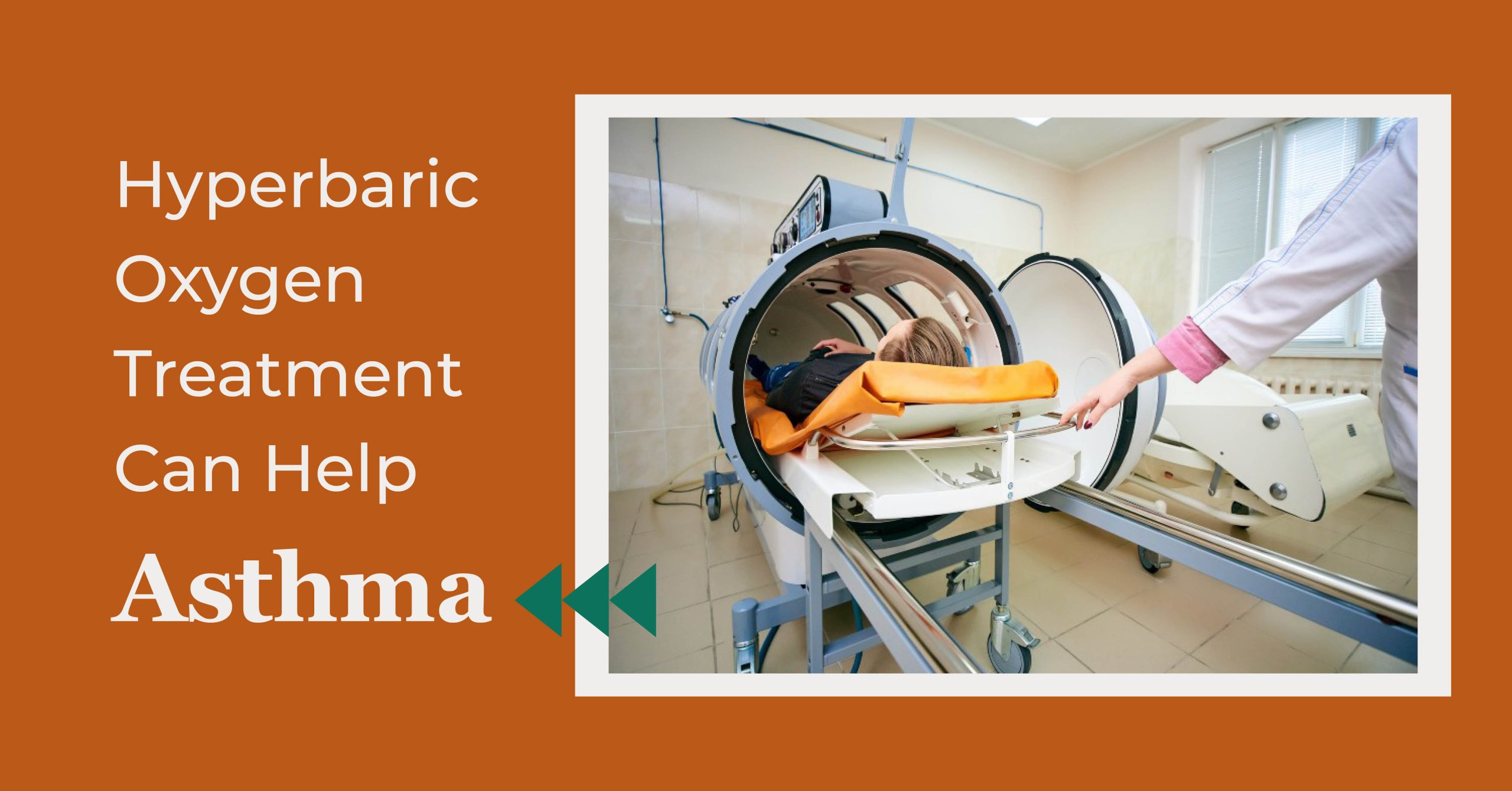 Hyperbaric Oxygen Treatment can help Asthma in Dallas area.